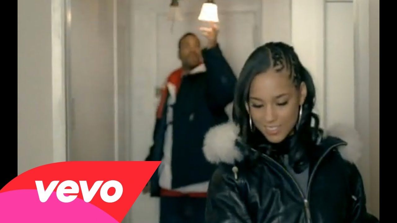 Кадры клипа Alicia Keys  -  If I Ain