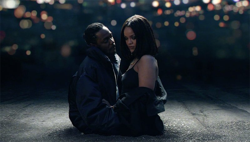 Кадры клипа Kendrick Lamar ft. Rihanna - Loyalty 